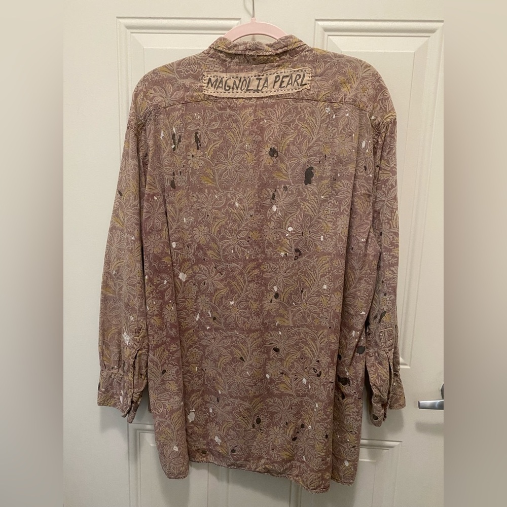 Magnolia Pearl Block-print Addison Shirt - Picture 6 of 10